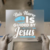 Guided by Jesus Nurse DTF Transfer Ready to Press | Faith-Inspired Heat Transfer