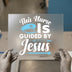 Guided by Jesus Nurse DTF Transfer Ready to Press | Faith-Inspired Heat Transfer