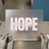 HOPE Psalm 130:5 | DTF Transfer Ready to Press | Faith Scripture Heat Transfer