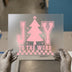 Joy To The Word Christmas DTF Transfer Ready to Press | Distressed Holiday Heat Transfer
