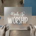 Made To WORSHIP Christian Quote | DTF Transfer Ready to Press | Script Heat Transfer