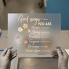 God Says Floral & Scripture | DTF Transfer Ready to Press | Inspirational Heat Transfer