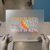 Jesus Is King Disco Ball | DTF Transfer Ready to Press | Retro Heat Transfer