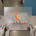 Jesus Is King Disco Ball | DTF Transfer Ready to Press | Retro Heat Transfer