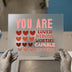 You Are Loved Strong Worthy Enough | DTF Transfer Ready to Press | Motivational Heat Transfer
