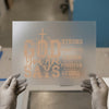 God Says Strong Beautiful Forgiven Guided | DTF Transfer Ready to Press | Faith Heat Transfer