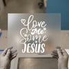 Love Me Some Jesus | DTF Transfer Ready to Press | Christian Heat Transfer