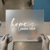 Hope Psalm 130:5 | DTF Transfer Ready to Press | Scriptural Heat Transfer