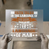 Faith & Doubt Quote | DTF Transfer Ready to Press | Inspirational Heat Transfer