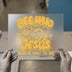 Bee Who Jesus Wants You To Be | DTF Transfer Ready to Press | Retro Christian Heat Transfer