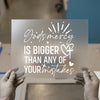 God's Mercy Is Bigger | DTF Transfer Ready to Press | Inspirational Heat Transfer