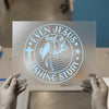 Fishing Story DTF Transfer Ready to Press | Christian Bass Fish Heat Transfer