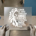 Lion Christian Quote | DTF Transfer Ready to Press | Inspirational Heat Transfer