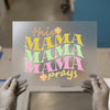 This Mama Prays | DTF Transfer Ready to Press | Retro Daisy Heat Transfer