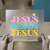Thank You Jesus | DTF Transfer Ready to Press | Retro Christian Heat Transfer