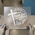 Faith Cross Quote | DTF Transfer Ready to Press | Inspirational Heat Transfer