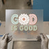God Is Good All The Time | DTF Transfer Ready to Press | Boho Sunflower Heat Transfer