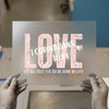Love I Corinthians 16:14 DTF Transfer Ready to Press | Faith Heat Transfer
