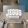 Jesus Is The Reason For The Season | DTF Transfer Ready to Press | Bold Christian Heat Transfer