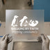 Walking by Faith Penguin DTF Transfer Ready to Press | Humorous Heat Transfer