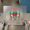 Jesus Is The Reason Christmas Wreath | DTF Transfer Ready to Press | Watercolor Style Heat Transfer