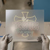 Jesus The Way Cross DTF Transfer Ready to Press | Faith Heat Transfer