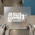 Jesus Coffee Archery Bow Hunter | DTF Transfer Ready to Press | Custom Heat Transfer