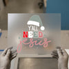 Christmas 'Y'all Need Jesus' Santa Hat | DTF Transfer Ready to Press | Christian Heat Transfer