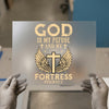 God Is My Refuge Fortress | DTF Transfer Ready to Press | Christian Heat Transfer
