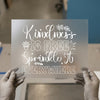 Kindness Is Free DTF Transfer Ready to Press | Inspirational Heat Transfer