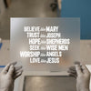Believe Like Mary Trust Like Joseph | DTF Transfer Ready to Press | Faith Heat Transfer
