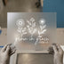 Grow in Grace 2 Peter 3:18 | DTF Transfer Ready to Press | Botanical Script Heat Transfer