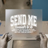 Send Me Isaiah 6:8 | DTF Transfer Ready to Press | Christian Heat Transfer