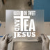 Raised on Sweet Tea & Jesus | DTF Transfer Ready to Press | Faith Heat Transfer