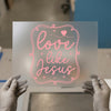 Love Like Jesus Quote | DTF Transfer Ready to Press | Script Heat Transfer