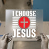 I Choose Jesus with Cross | DTF Transfer Ready to Press | Faith Heat Transfer