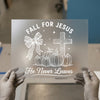 Fall For Jesus Pumpkin Cross DTF Transfer | Ready to Press | Christian Autumn Heat Transfer