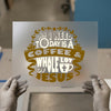 Coffee & Jesus Quote | DTF Transfer Ready to Press | Faith Heat Transfer