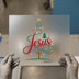 Christmas Tree Jesus | DTF Transfer Ready to Press | Festive Heat Transfer