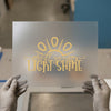 Let Your Light Shine | DTF Transfer Ready to Press | Inspirational Heat Transfer