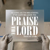 Praise the Lord | DTF Transfer Ready to Press | Bold Religious Heat Transfer