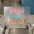 Spring Jesus Easter | DTF Transfer Ready to Press | Retro Groovy Heat Transfer
