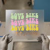Love Like Jesus Retro Groovy | DTF Transfer Ready to Press | Christian Heat Transfer