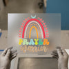 Prayer Warrior Rainbow DTF Transfer | Ready to Press | Boho Heat Transfer