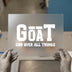 GOAT (God Over All Things) | DTF Transfer Ready to Press | Bold Christian Heat Transfer