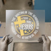 Religious Jesus Cross DTF Transfer Ready to Press | Faith Heat Transfer