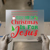 Christmas Is For Jesus | DTF Transfer Ready to Press | Holly Jolly Heat Transfer