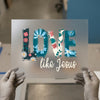 Love Like Jesus Floral DTF Transfer Ready to Press | Inspirational Heat Transfer