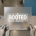 Rooted In Christ | DTF Transfer Ready to Press | Christian Heat Transfer