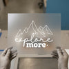 Explore More Mountains | DTF Transfer Ready to Press | Adventure Heat Transfer